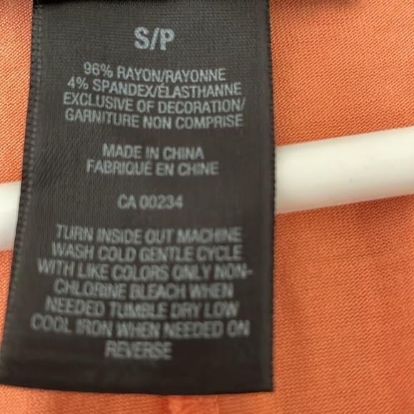 Women’s Style & co. Size small tie dye embellished tank top. Orange. - Picture 7 of 7